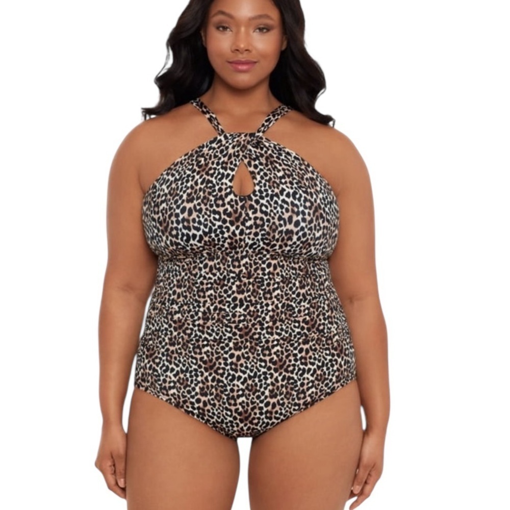 NEW Embrace Your Curves By Miraclesuit Tummy Control Slimming Swimsuit Size 3X